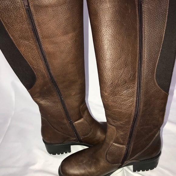 NWT Santana Canada Leather Below the Knee Boots - Picture 7 of 8